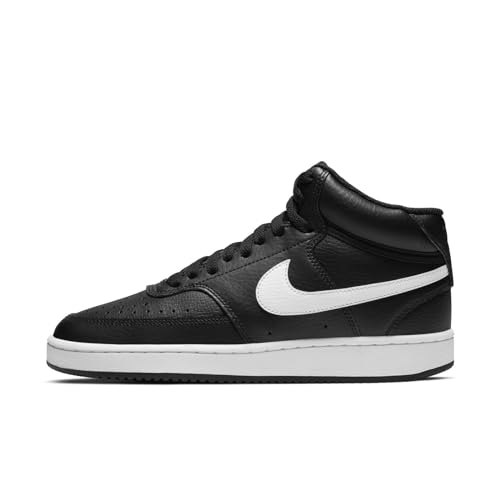 Nike Damen Court Vision Mid Sneaker, Black/White, 42.5 EU von Nike