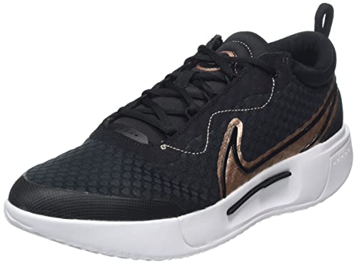 NIKE Damen NikeCourt Zoom Pro Sneaker, Black/MTLC RED Bronze-White, 42 EU von Nike