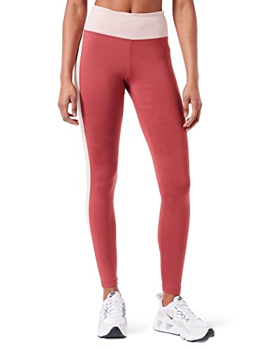 Nike Damen Df Fast Leggings, Cedar/Pink Oxford/Reflective S, L von Nike