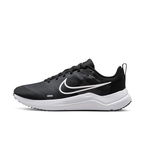 Nike Damen Downshifter 12 Sneaker, Black/White-Smoke Grey-Pure Platinum, 40.5 EU von Nike