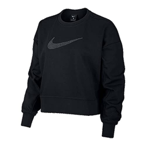 Nike Damen Dri-FIT Get Fit Hoodie Schwarz XS (32-34) von Nike