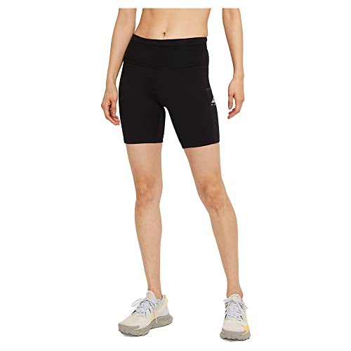 Nike Damen Epc Lux Trail Shorts, Black/Dk Smoke Grey/Reflective, S von Nike