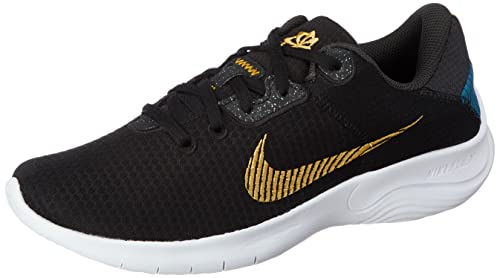 Nike Damen Flex Experience Run 11 Next Nature Sneaker, Schwarz Weizen Gold Dk Rauchgrau, 40 EU von Nike
