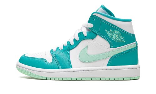 Nike Damen Jordan 1 Mid SE Bright Citrus Bright Citrus/Weiß (CZ0774 800), Gewaschenes Blaugrün/Mint Foam-Weiß, 40 EU von Nike