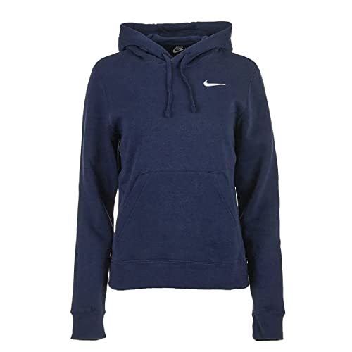 Nike Damen-Kapuzenpullover aus Fleece, Marineblau, M von Nike