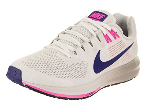 Nike Damen Laufschuh Air Zoom Structure 21 Sneakers, Mehrfarbig (Summit White/Deep Royal Blue/Vast Grey 001), 40 EU von Nike