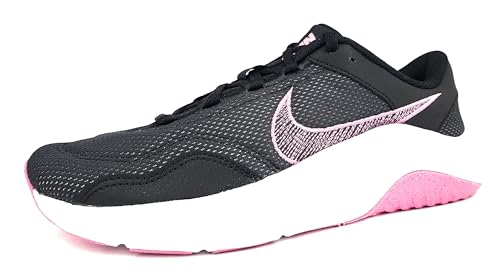 Nike Damen Legend Essential 3 Sneaker, Black/Pinksicle-Particle Grey, 35.5 EU von Nike