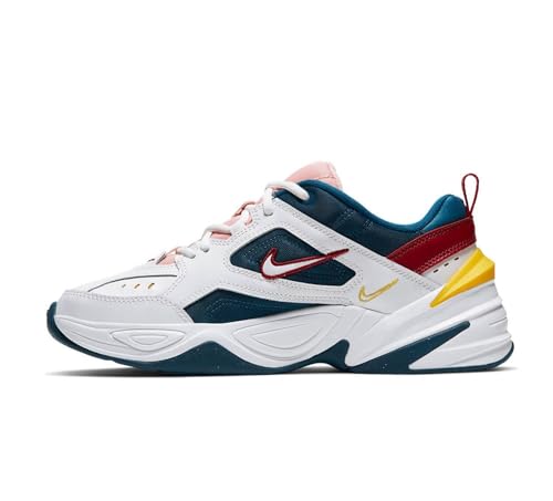 Nike Damen M2k Tekno Leichtathletikschuhe, Mehrfarbig (Blue Force/Summit White/Chrome Yellow 402), 38.5 EU von Nike