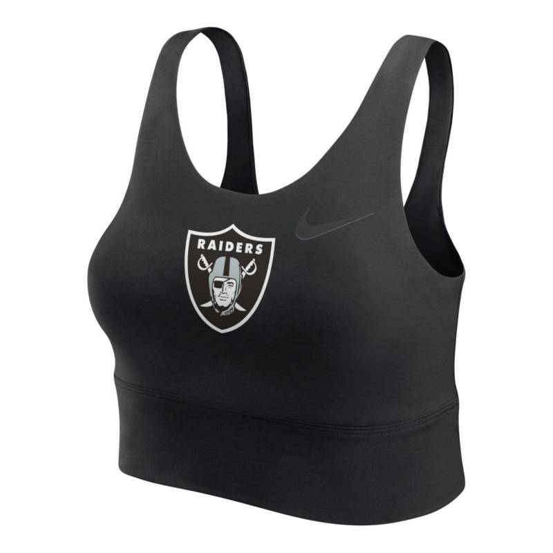 Nike Damen NFL Las Vegas Raiders Longline Sports Bra von Nike