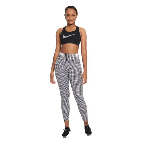 Nike Damen One Df Icnclsh Leggings, White/Black/Chile Red, XS von Nike