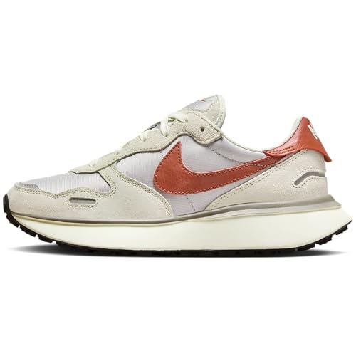 Nike Damen Phoenix Waffle Sneaker, Light Bone Rugged Orange LT Smoke Grey, 40 EU von Nike