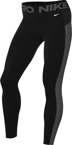 Nike Damen Pro T-Shirt, Black/White, S Nike Damen Pro T-Shirt, Black/White, S von Nike