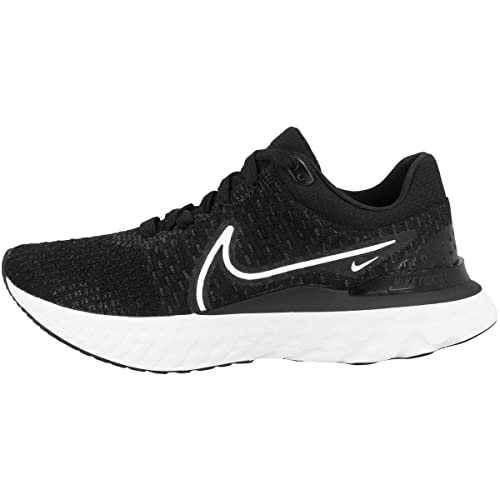 Nike Damen React Infinity Run FK 3 Laufschuh, Black/White, 37.5 EU von Nike