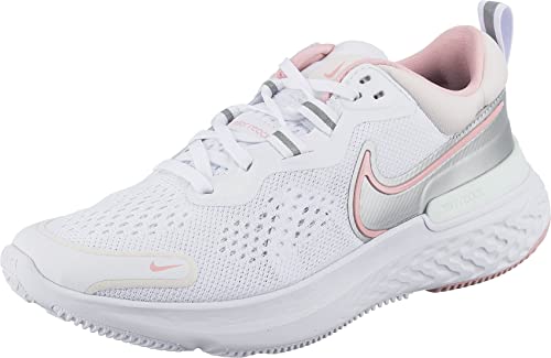 Nike Damen React Miler 2 Sneaker, White Pink Glaze Light Soft Pi, 38 EU von Nike