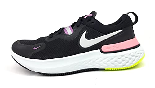 Nike Damen React Miler Running Shoe, Black/Metallic Silver-Violet Dust-Sunset Pulse-Cyber-Photon Dust, 36 EU Nike Damen React Miler Running Shoe, Black/Metallic Silver-Violet Dust-Sunset Pulse-Cyber-Photon Dust, 36 EU von Nike