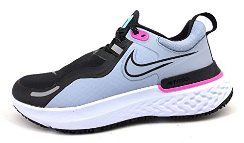 Nike Damen React Miler Shield Laufschuh, Obsidian Mist/Black-Aurora GRE, 41 EU von Nike