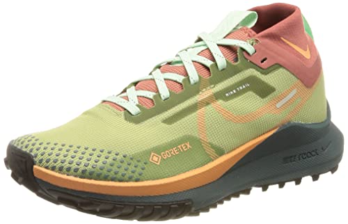 Nike Damen React Pegasus Trail 4 Gore-TEX Sneaker, Alligator/ORANGE Trance-Mint Foam, 38.5 EU von Nike