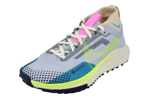 Nike Damen React Pegasus Trail 4 Gore-TEX Sneaker, Wolfgrau/Volt-Stadium Grün-Baltblau, 40 EU von Nike
