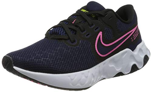 Nike Damen Renew Ride 2 Sneaker, Blackened Blue/Sunset Pulse-Black-Cyber, 37.5 EU von Nike