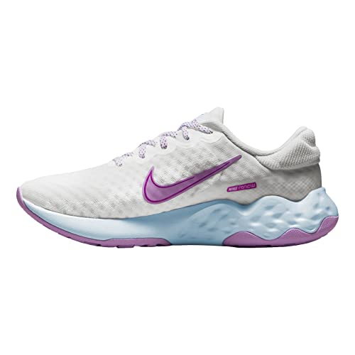 NIKE Damen Renew Ride 3 Sneaker, Weiß/Rush Fuchsia-Blue-Tönung, 41 EU von Nike