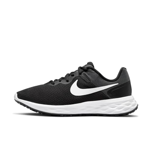Nike Damen Revolution 6 Laufschuh, Black White Dk Smoke Grey Cool, 37.5 EU von Nike