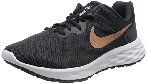 Nike Damen Revolution 6 Next Nature Sneaker, Dk Smoke Grey Metallic Copper, 38 EU von Nike