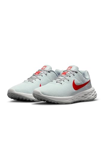 NIKE Damen Revolution 6 Next Nature Sneaker, Reines Platin/LT Crimson-Wolf Grey, 40 EU von Nike