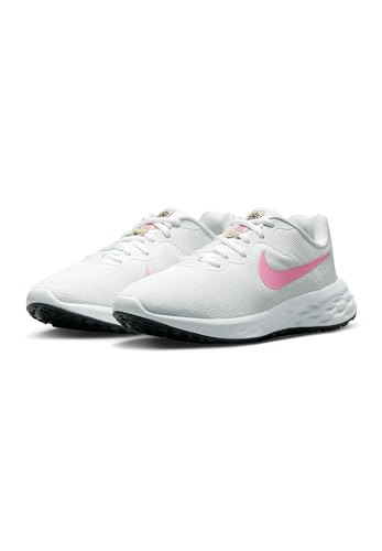 Nike Damen Revolution 6 Next Nature Sneaker, Weiß Rosa Zauberfossilienstein Schwarz, 35.5 EU Nike Damen Revolution 6 Next Nature Sneaker, Weiß Rosa Zauberfossilienstein Schwarz, 35.5 EU von Nike