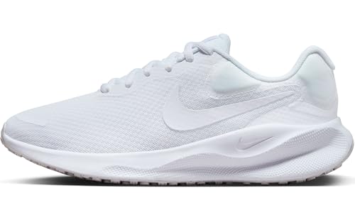 Nike Revolution 7 Straßenlaufschuh für Damen, White/White, FB2208-100, 42 EU (W 10 US) von NIKE