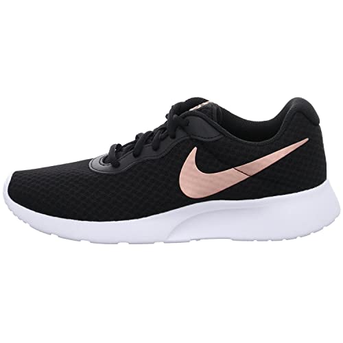 Nike Damen Tanjun Walking-Schuh, Black Red Bronze Barely Volt White, 35.5 EU von Nike