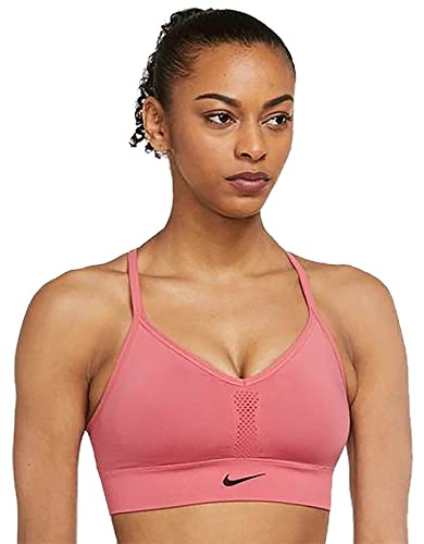 Nike Damen Sport BH Indy Bra (as3, Alpha, x_s, Regular, Regular, Rosa) von Nike