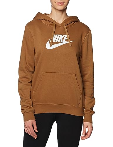 Nike Sportswear Club-Fleece mit Logo für Damen, braun, S von Nike