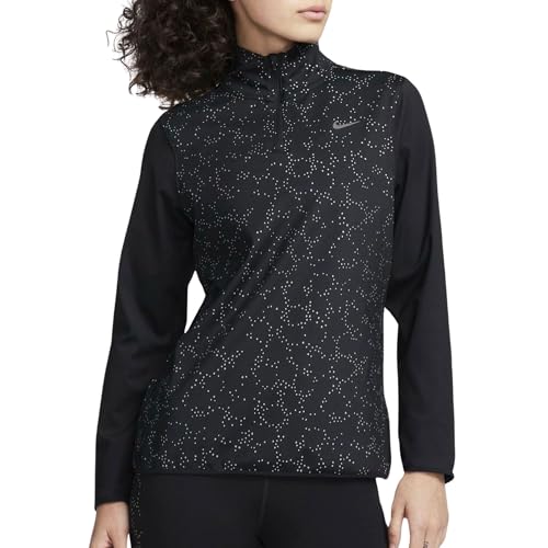 Nike Damen Swift Elmnt Ssnl Nvlty Leggings, Black/Reflective Silv, XS Nike Damen Swift Elmnt Ssnl Nvlty Leggings, Black/Reflective Silv, XS von Nike