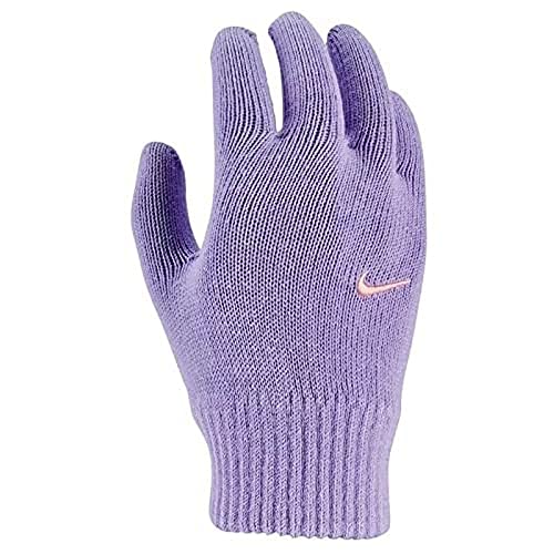 Nike Damen Swoosh Knit 2.0 Winter-Handschuhe, Lila, L/XL von Nike