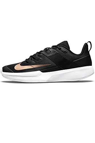 Nike Damen Vapor Lite Cly Sneaker, Black MTLC Red Bronze White, 41 EU von Nike
