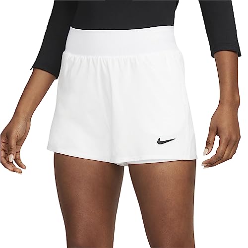 Nike Damen Victory Shorts, White/Black, S von Nike