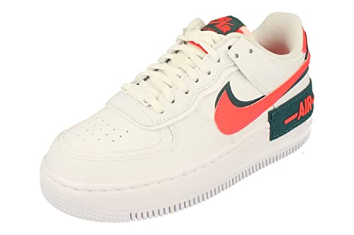 Nike Damen W Af1 Shadow Basketballschuh, White Dk Teal Green Solar Red White White, 38.5 EU von Nike