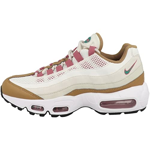 Nike Damen W AIR MAX 95 Gymnastikschuh, Summit White/Green Noise-Wheat-Phantom-LT Bone-ARCHAEO PINK, 40 EU von Nike