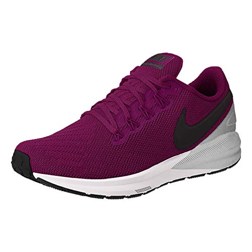 Nike Damen W AIR Zoom Structure 22 Traillaufschuhe, Mehrfarbig (True Berry/Black-Chrome-White 602) von Nike