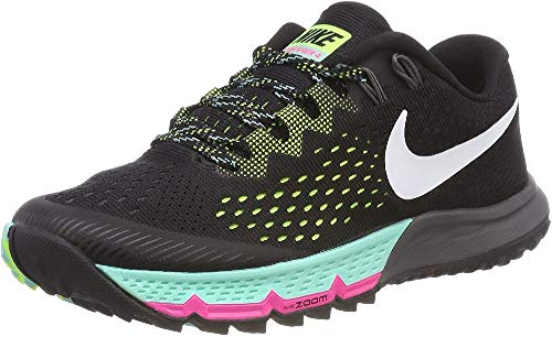 Nike Damen W AIR Zoom Terra Kiger 4 Laufschuhe, Schwarz (Noir/vert Volt/Hyper Turquoise/Blanc), 37.5 EU von Nike