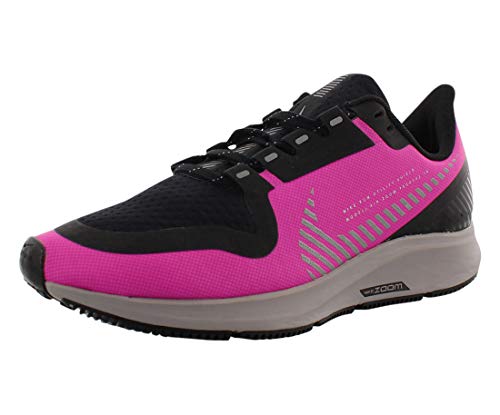 Nike Damen W Air Zoom Pegasus 36 Shield Laufschuhe, Fire Pink/Silver/Black/Atmosphere Grey, 39 EU von Nike