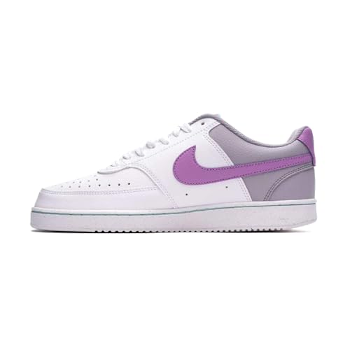 Nike Damen W Court Vision Lo Nn Low Top Schuhe, White/Rush Fuchsia-Pewter-Emerald Rise, 38 EU von Nike