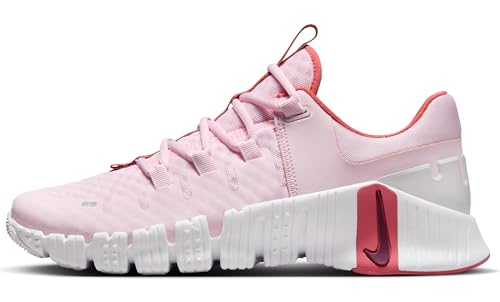 Nike Damen W Free Metcon 5 Training Schuhe, Pink Foam/Dark Team Red-Adobe, 41 EU von Nike