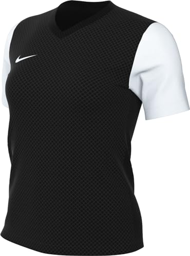 NIKE Damen W NK DF Tiempo PREM II JSY SS T-Shirt, Black/White/White, M von Nike