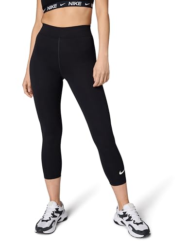 Nike Damen W NsClsc Hr 7/8 Tight Lbr Leggings, Black/Sail, S Nike Damen W NsClsc Hr 7/8 Tight Lbr Leggings, Black/Sail, S von NIKE