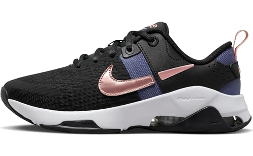 Nike Damen W Zoom Bella 6 PRM Trainingsschuh, Mehrfarbig Black MTLC Red Bronze Diffused Blue, 38 EU von Nike