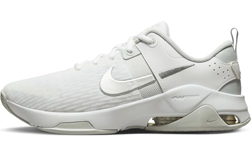 Nike Damen W Zoom Bella 6 Strümpfe, Weiß Silber White Metallic Silver Pure Platinum, 42.5 EU von Nike