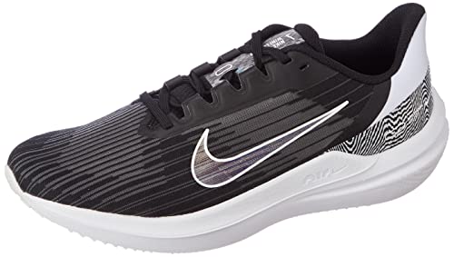 Nike Damen WMNS Air Winflo 9 PRM Sneaker, Schwarz Weiss, 42 EU von Nike