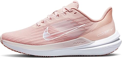 Nike Damen WMNS Air Winflo 9 Sneaker, Pink Oxford White Barely Rose, 40.5 EU von Nike