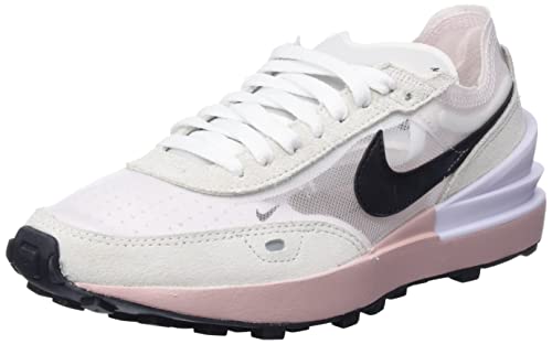 NIKE Damen Waffle One Sneaker, White/Black-PINK Oxford-Pearl PINK, 36.5 EU von Nike